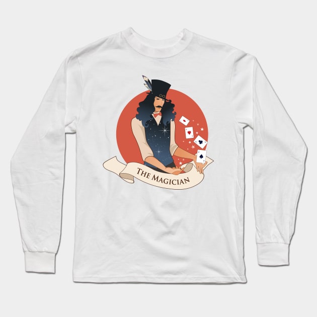 Tarot Arcana: The Magician Long Sleeve T-Shirt by LaInspiratriz